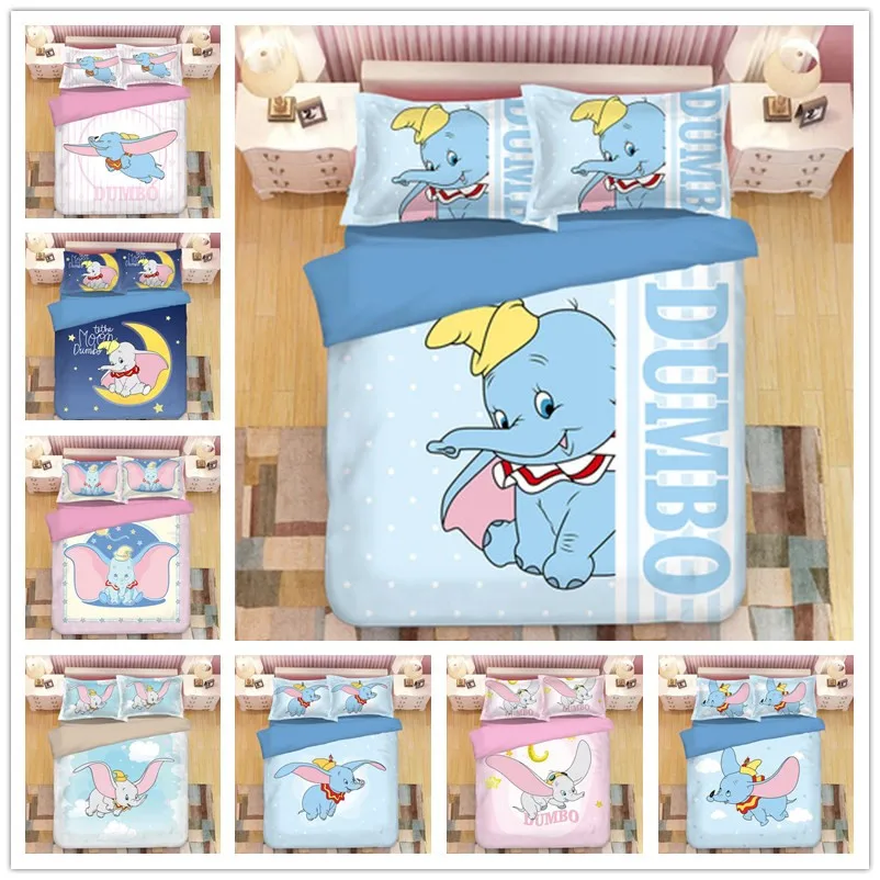 New Cartoon Dumbo Bedding Sets Boy/Girls Baby Single Twin king queen Kids Duvet Cover Set Pillowcases queen quilt blanket cover
New Cartoon Dumbo Bedding Sets Boy/Girls Baby Single Twin king queen Kids Duvet Cover Set Pillowcases queen quilt blanket cover