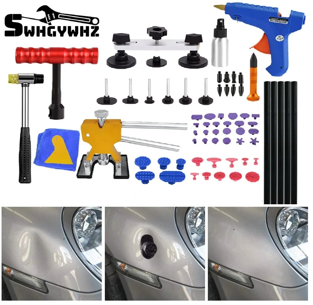 Car Body Paintless Dent Repair Tool Set Dent Puller Reverse Hammer Sucker Remover Lifter for Remove Dent Hail
Car Body Paintless Dent Repair Tool Set Dent Puller Reverse Hammer Sucker Remover Lifter for Remove Dent Hail