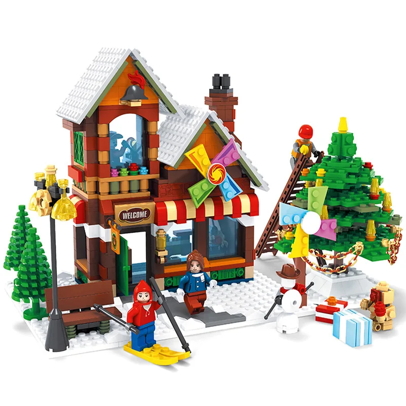 2020 New Christmas Village Set Train Deer car post Office Compatible Legoinglys Building Model Blocks Bricks Toys Color Box
2020 New Christmas Village Set Train Deer car post Office Compatible Legoinglys Building Model Blocks Bricks Toys Color Box