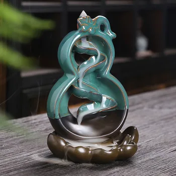 New Creative Ceramic Waterfall Incense Burner Indoor Home Decoration Zen Decor Tea Yoga Room Backflow Sandalwood Incense Holder
New Creative Ceramic Waterfall Incense Burner Indoor Home Decoration Zen Decor Tea Yoga Room Backflow Sandalwood Incense Holder