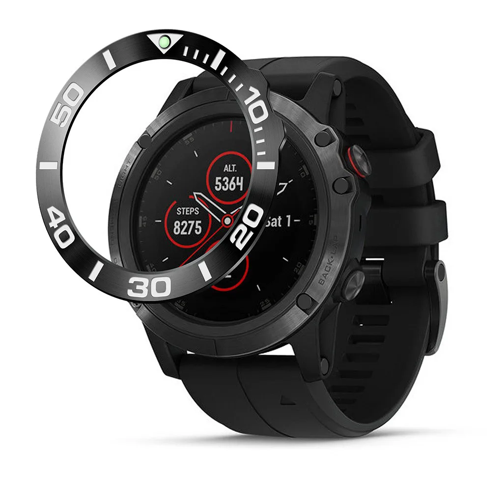 Клейкая Крышка для часов металлический чехол с защитой от царапин Garmin Fenix 5 / 5plus 5X