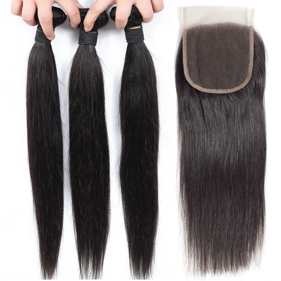 Ariel Human Hair Bundles With Closure Straight Bundles With Closure 4*4 Peruvian Non Remy Hair Weave 3 Bundles With Closure
Ariel Human Hair Bundles With Closure Straight Bundles With Closure 4*4 Peruvian Non Remy Hair Weave 3 Bundles With Closure