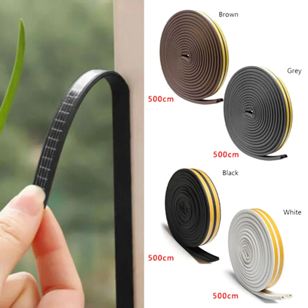 Seal Strip 9*6mm Window Cabinet Door Sound Weather Proof Sealing Strip D Type 5 Meter For Sealing Windows, Doors, Cabinets
Seal Strip 9*6mm Window Cabinet Door Sound Weather Proof Sealing Strip D Type 5 Meter For Sealing Windows, Doors, Cabinets