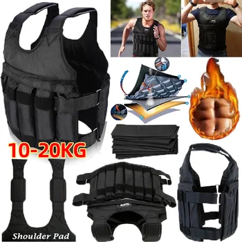 10kg-20kg Loading Weight Vest For Boxing Weight Training Workout Fitness Gym Equipment Adjustable Waistcoat Jacket Sand Clothing
10kg-20kg Loading Weight Vest For Boxing Weight Training Workout Fitness Gym Equipment Adjustable Waistcoat Jacket Sand Clothing