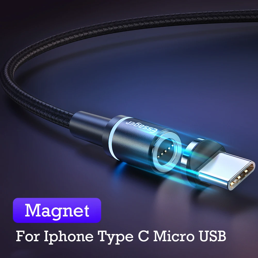 Magnetic Type C Micro USB Cable For iPhone Samsung Android Fast Charging USB Type C Cable 3m Type-C Cord Magnet Charger Adapter
Magnetic Type C Micro USB Cable For iPhone Samsung Android Fast Charging USB Type C Cable 3m Type-C Cord Magnet Charger Adapter