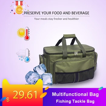 Outdoor Camping Multifunctional Cooler Bag Insulated Lunch Box Fishing Tackle Bag for Outdoor Activities Hunting Hiking Picnic
Outdoor Camping Multifunctional Cooler Bag Insulated Lunch Box Fishing Tackle Bag for Outdoor Activities Hunting Hiking Picnic