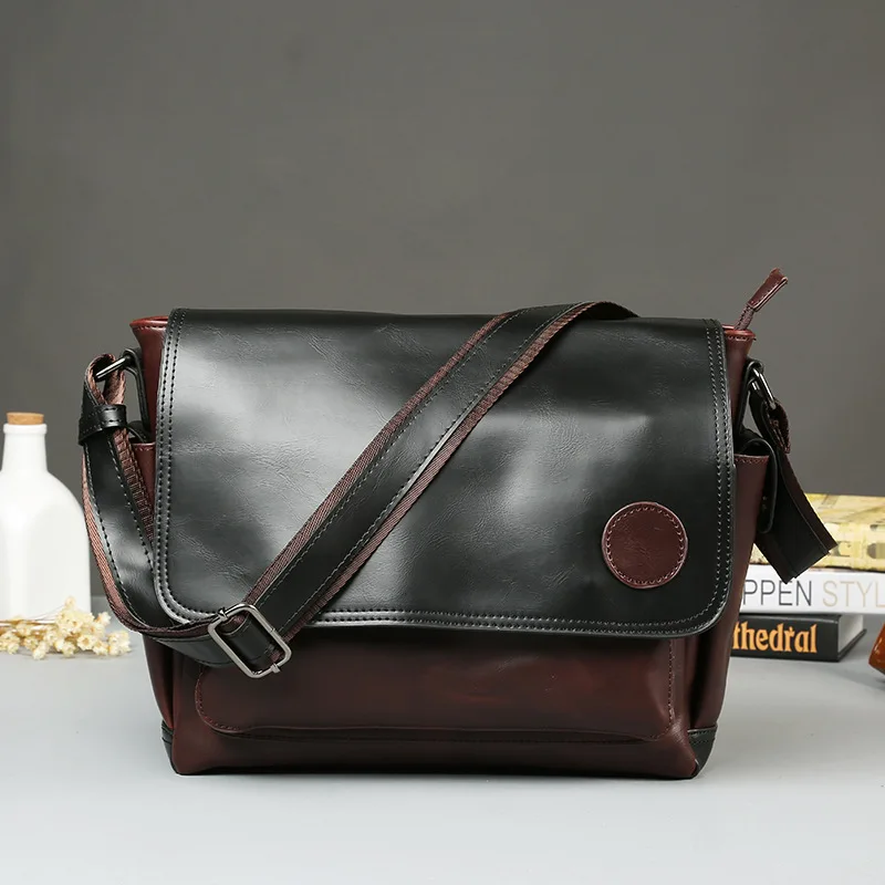 Korean fashion men's shoulder bag Messenger bag casual men's backpack postman bag new
Korean fashion men's shoulder bag Messenger bag casual men's backpack postman bag new