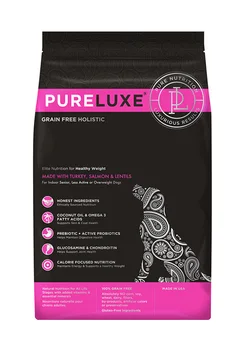 PURELUXE PURELUXE elite catering bezzernovoe for normalization of weight for dogs of all breeds of turkey, salmon, lentils
PURELUXE PURELUXE elite catering bezzernovoe for normalization of weight for dogs of all breeds of turkey, salmon, lentils