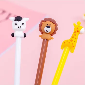4pcs/lot Cartoon Animals Pen 0.5mm Cute Horse Lion Giaffe Kawaii Gel Pens For School Writing Novelty Stationery Girls Gifts
4pcs/lot Cartoon Animals Pen 0.5mm Cute Horse Lion Giaffe Kawaii Gel Pens For School Writing Novelty Stationery Girls Gifts