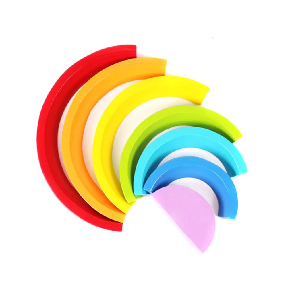 Baby Toys Fun Wooden Arched Rainbow Blocks Set Children's Educational Early Education Creative Toys For 4-6 Years Old Gifts
Baby Toys Fun Wooden Arched Rainbow Blocks Set Children's Educational Early Education Creative Toys For 4-6 Years Old Gifts