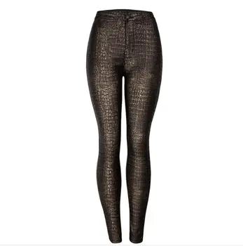 High Waist Women Crocodile Pattern Imitation Leather Pants Sexy Female Skinny Full Length Female Pu Leather Trousers S/3Xl S112
High Waist Women Crocodile Pattern Imitation Leather Pants Sexy Female Skinny Full Length Female Pu Leather Trousers S/3Xl S112