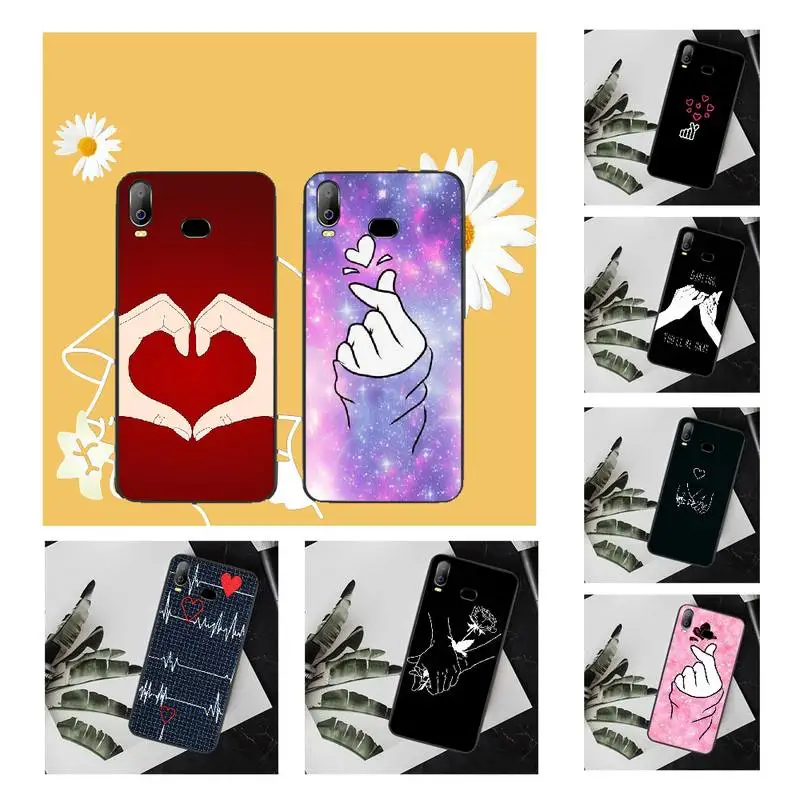 NBDRUICAI Love kpop Черный Мягкий чехол для телефона с рисунком сердца Капа Samsung A10 A20 A30 A40