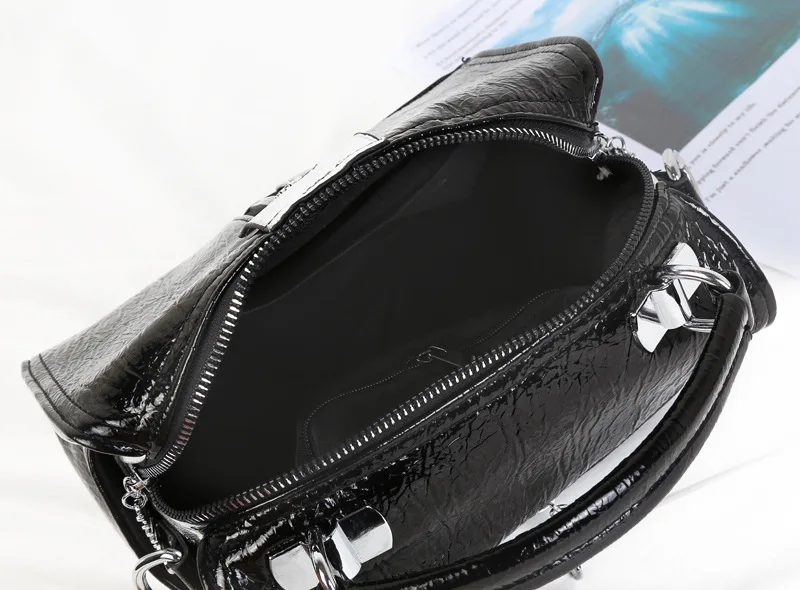 Bags for Women New Boston Women's Handbag Pu Leather Rivet Shoulder Bag Luxury Quality Handbag Women's Crossbody Bag Strap Bag Bags for Women New Boston Women's Handbag Pu Leather Rivet Shoulder Bag Luxury Quality Handbag Women's Crossbody Bag Strap Bag