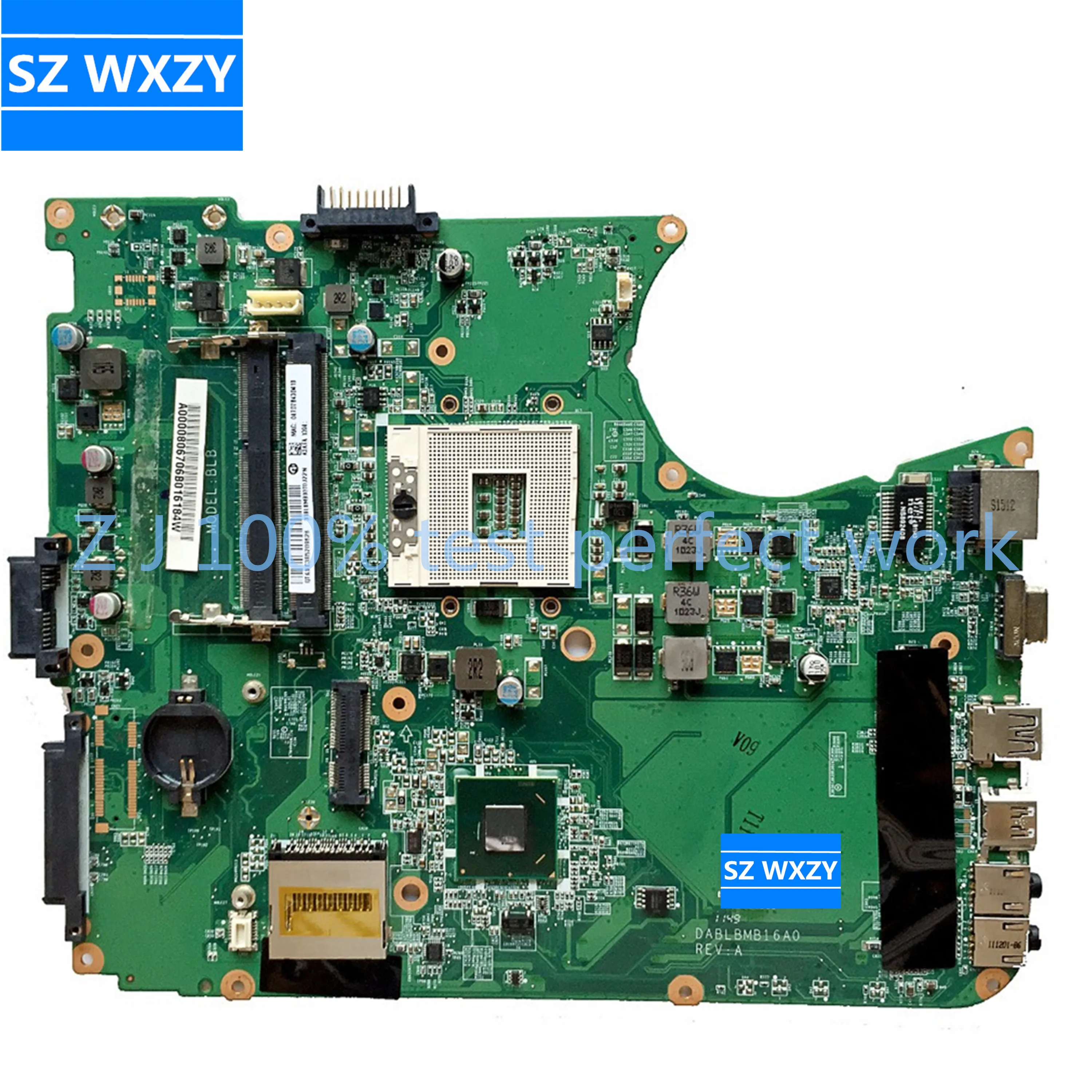 Материнская плата для ноутбука Toshiba L750 L755 A000080670 DABLBMB16A0 DDR3 HM65 100% протестирована