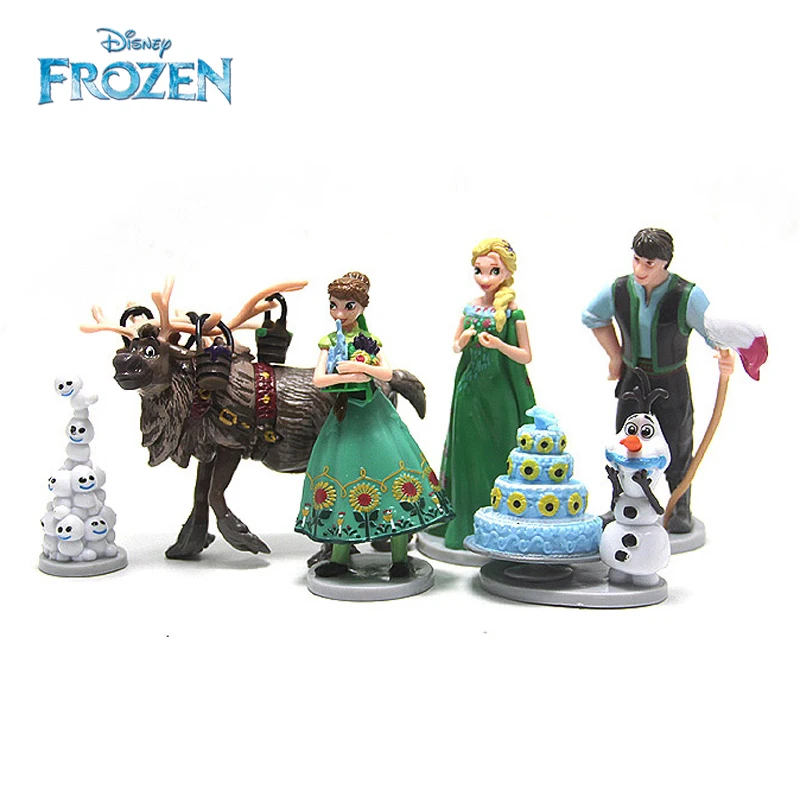 6Pcs/set Frozen Snow Queen Elsa Anna PVC Action Figures Olaf Kristoff Sven Anime Dolls Figurines Toys For Children Girls Gifts
6Pcs/set Frozen Snow Queen Elsa Anna PVC Action Figures Olaf Kristoff Sven Anime Dolls Figurines Toys For Children Girls Gifts