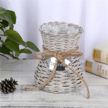 Creative Wicker Flower Basket Handmade Bamboo Lou Shape Flower Arrangement Vase Living Room Home Decoration
Creative Wicker Flower Basket Handmade Bamboo Lou Shape Flower Arrangement Vase Living Room Home Decoration