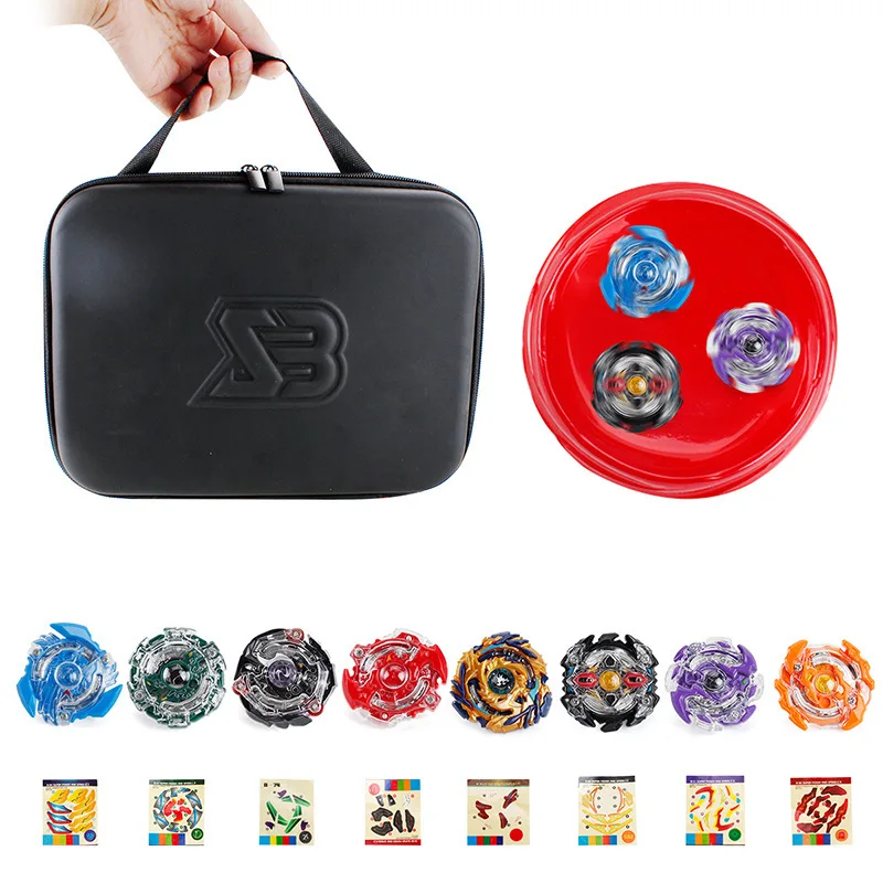 New Style Spinner Tool Kit Package Toy Eight-Beyblade Spinner with Transmitter Athletic Gyro Plate Alloy Spinner
New Style Spinner Tool Kit Package Toy Eight-Beyblade Spinner with Transmitter Athletic Gyro Plate Alloy Spinner