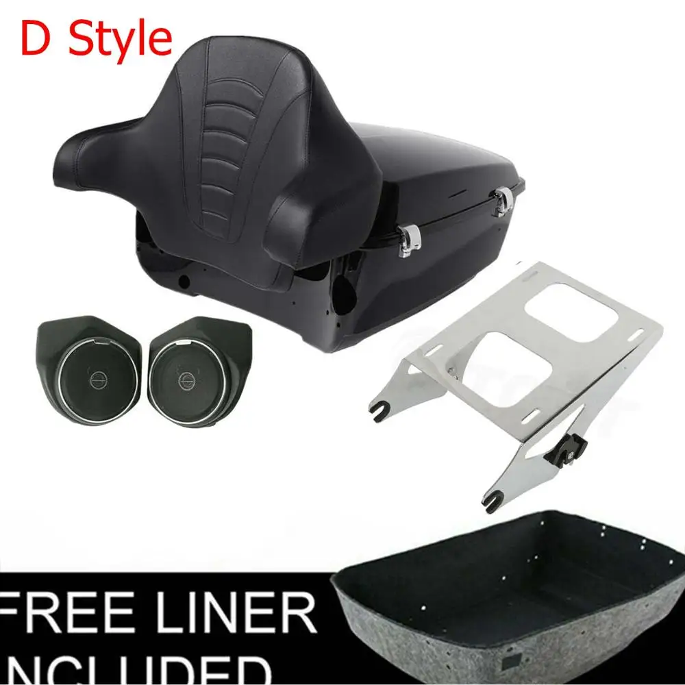 Motorcycle Pack Trunk Backrest 6.5" Speakers For Harley Tour Pak Touring Road Glide Street Glide Electra Glide 2014-2020
Motorcycle Pack Trunk Backrest 6.5" Speakers For Harley Tour Pak Touring Road Glide Street Glide Electra Glide 2014-2020