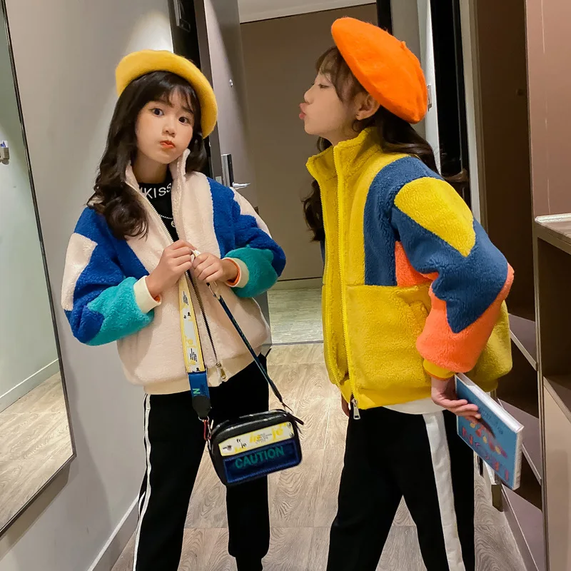 New 2019 Winter Thickened Patchwork Girls Coat Fashion Casual Kids Jacket for Girls Personality Baby Girls Winter Coat,
New 2019 Winter Thickened Patchwork Girls Coat Fashion Casual Kids Jacket for Girls Personality Baby Girls Winter Coat,