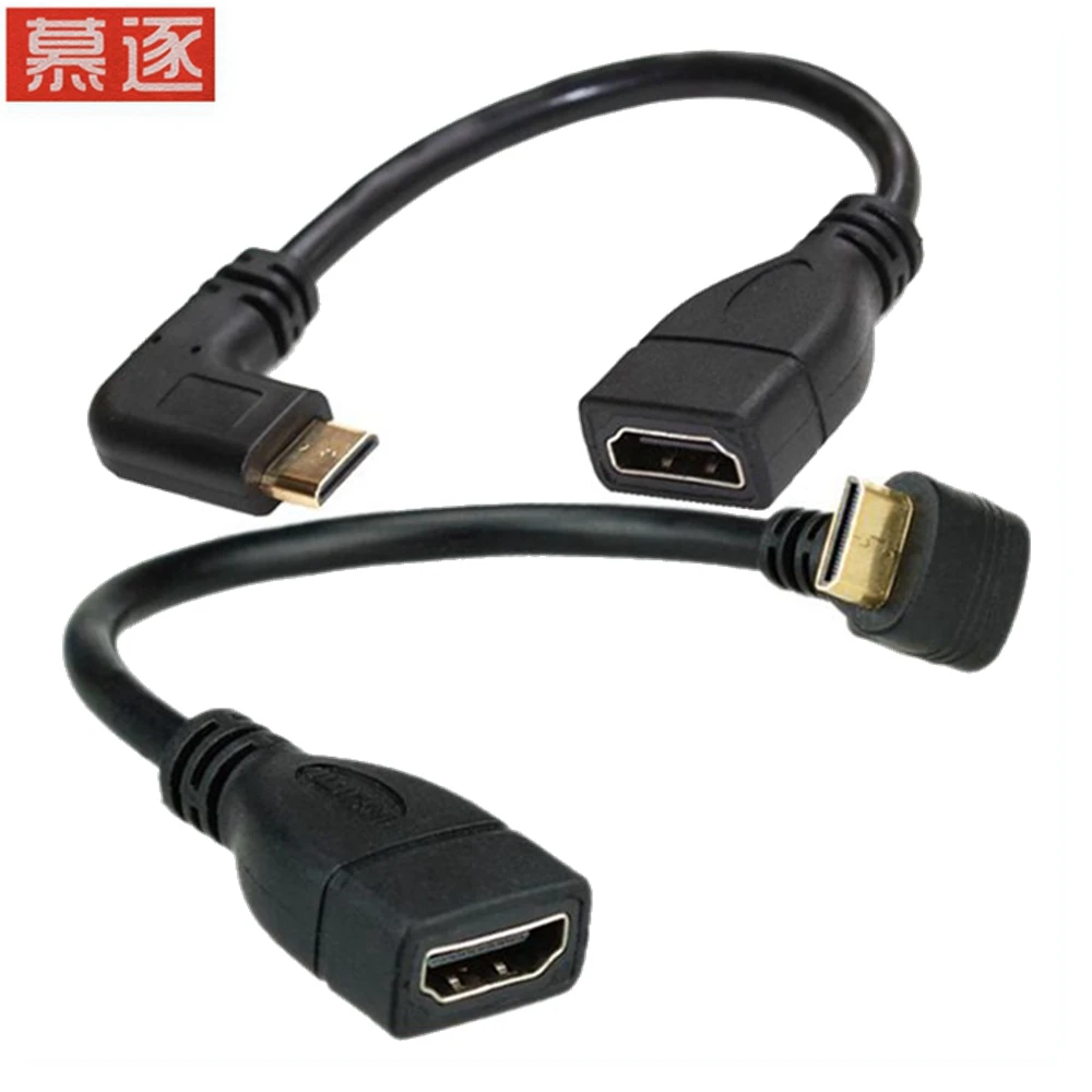 UP/Down/Left/Right Mini HD-compatible to HD-cable Male to Female Converter Adapter M-F Extension Adapter Connector Cable
UP/Down/Left/Right Mini HD-compatible to HD-cable Male to Female Converter Adapter M-F Extension Adapter Connector Cable
