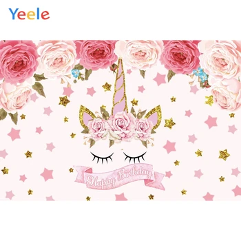 Yeele Unicorn Flowers Stars Baby Birthday Party Decor Photography Backdrops Customized Photographic Backgrounds For Photo Studio
Yeele Unicorn Flowers Stars Baby Birthday Party Decor Photography Backdrops Customized Photographic Backgrounds For Photo Studio