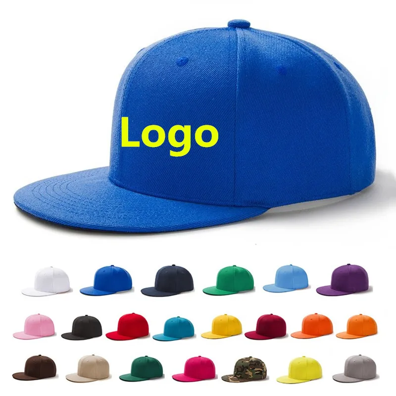 

Women Solid Flat bill Snapback hats With Logo Hip hop Dance street Custom Sport Hat Trucker Baseball Caps Casquette gorros