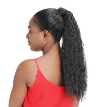 Wrap on Clip Hair Extensions Corn Ombre Brown Pony Tail Curly Wavy Long Drawstring Ponytail Blonde Fack Hair Synthetic Hairpiece
Wrap on Clip Hair Extensions Corn Ombre Brown Pony Tail Curly Wavy Long Drawstring Ponytail Blonde Fack Hair Synthetic Hairpiece
