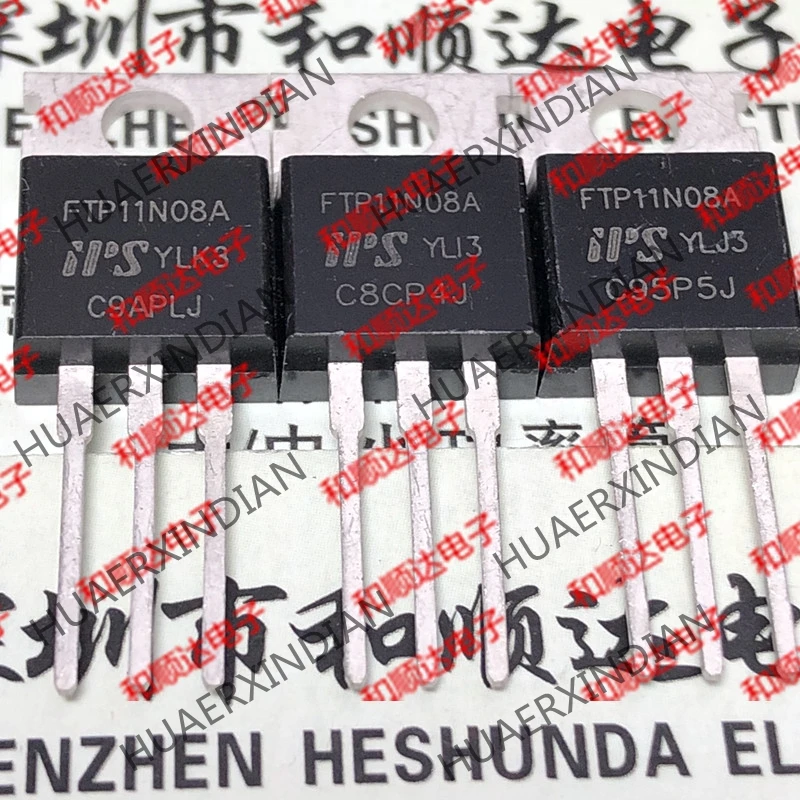 

1Pieces New original FTP11N08A TO-220 75V 100A In stock Quality assurance