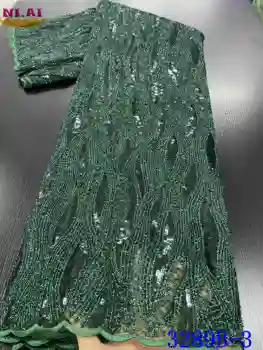 NIAI Nigerian Sequins Lace Fabric African Lace Fabric 2020 High Quality Lace French Mesh Lace Fabric For Wedding Dress XY3289B-3
NIAI Nigerian Sequins Lace Fabric African Lace Fabric 2020 High Quality Lace French Mesh Lace Fabric For Wedding Dress XY3289B-3