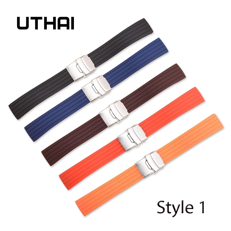 UTHAI P34 Soft Silicone Strap 16mm 18mm20mm22mm24mm Watch Band Soft Silicone Sports Waterproof Watch Band
UTHAI P34 Soft Silicone Strap 16mm 18mm20mm22mm24mm Watch Band Soft Silicone Sports Waterproof Watch Band