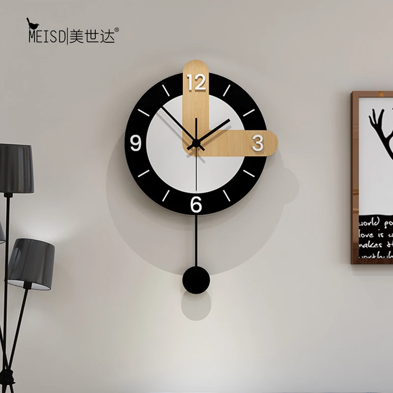 Large Simple Silent Acrylic Decorative Swingable Wall Clock Modern Design Living Room Home Decoration Wall Watch Wall Stickers
Large Simple Silent Acrylic Decorative Swingable Wall Clock Modern Design Living Room Home Decoration Wall Watch Wall Stickers