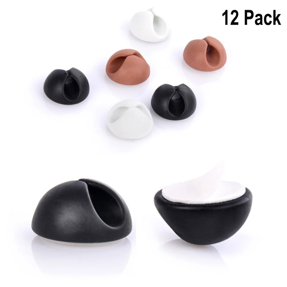12 Pieces Desktop Cable Clips Holders Cord Management System for Computer, Charging and Mouse Cord
12 Pieces Desktop Cable Clips Holders Cord Management System for Computer, Charging and Mouse Cord