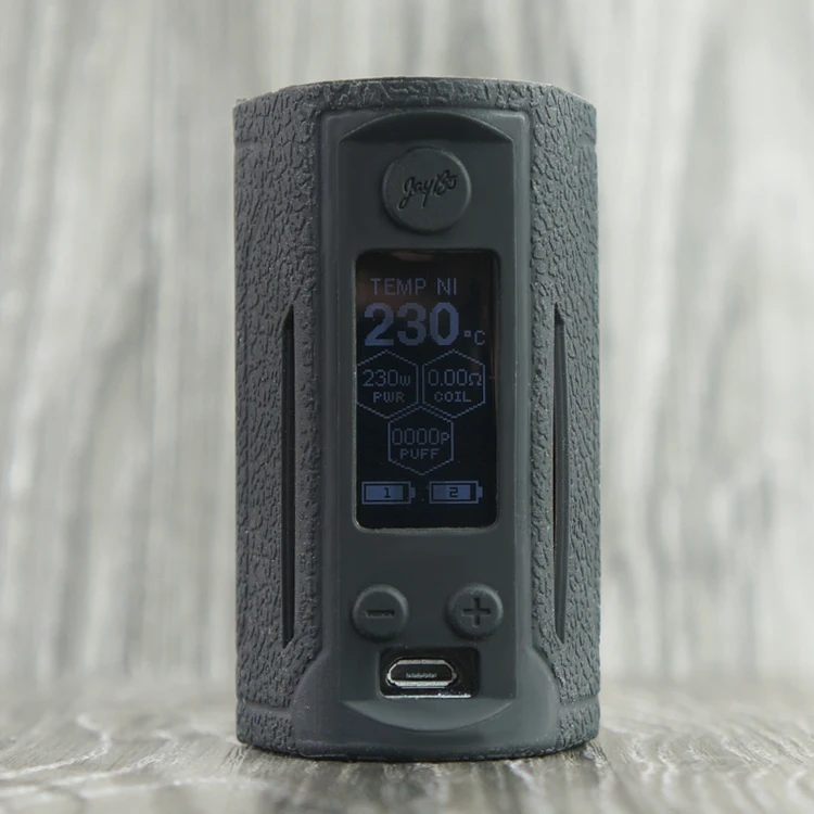 Силиконовый чехол для Wismec RX GEN3 Dual 230W защитный текстура кожи резиновый рукав