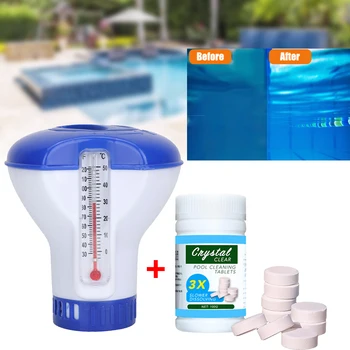 Tablets Disinfection Pills Swimming Pool Chlorine Tablets Instant Effervescent Pipes Cleaning Floating Pool Dispenser
Tablets Disinfection Pills Swimming Pool Chlorine Tablets Instant Effervescent Pipes Cleaning Floating Pool Dispenser
