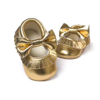 Baby Shoes PU Leather Shoes Kids Girls Moccasins Gold Bow First Walker Toddler Shoes
Baby Shoes PU Leather Shoes Kids Girls Moccasins Gold Bow First Walker Toddler Shoes