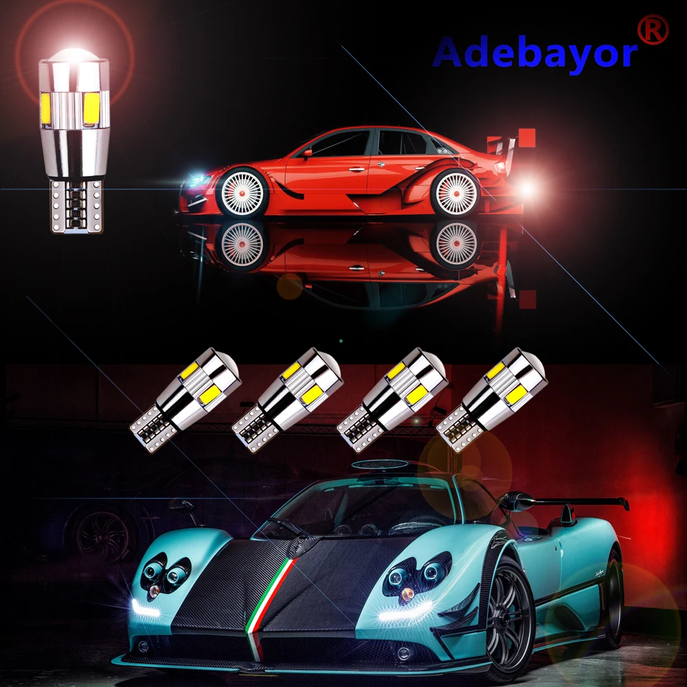 1x T10 W5W 5W5 5630 6smd Car LED Turn Signal Bulb Canbus Auto Interior Dome Reading Light Wedge Side Parking Reverse Brake Lamp
1x T10 W5W 5W5 5630 6smd Car LED Turn Signal Bulb Canbus Auto Interior Dome Reading Light Wedge Side Parking Reverse Brake Lamp