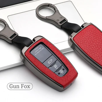Super quality Zinc Alloy+Leather Splicing Key FOB Pad For Toyota CHR C-HR Camry Prius Prado 2016 - 2018 Car key case CAR STYLING
Super quality Zinc Alloy+Leather Splicing Key FOB Pad For Toyota CHR C-HR Camry Prius Prado 2016 - 2018 Car key case CAR STYLING