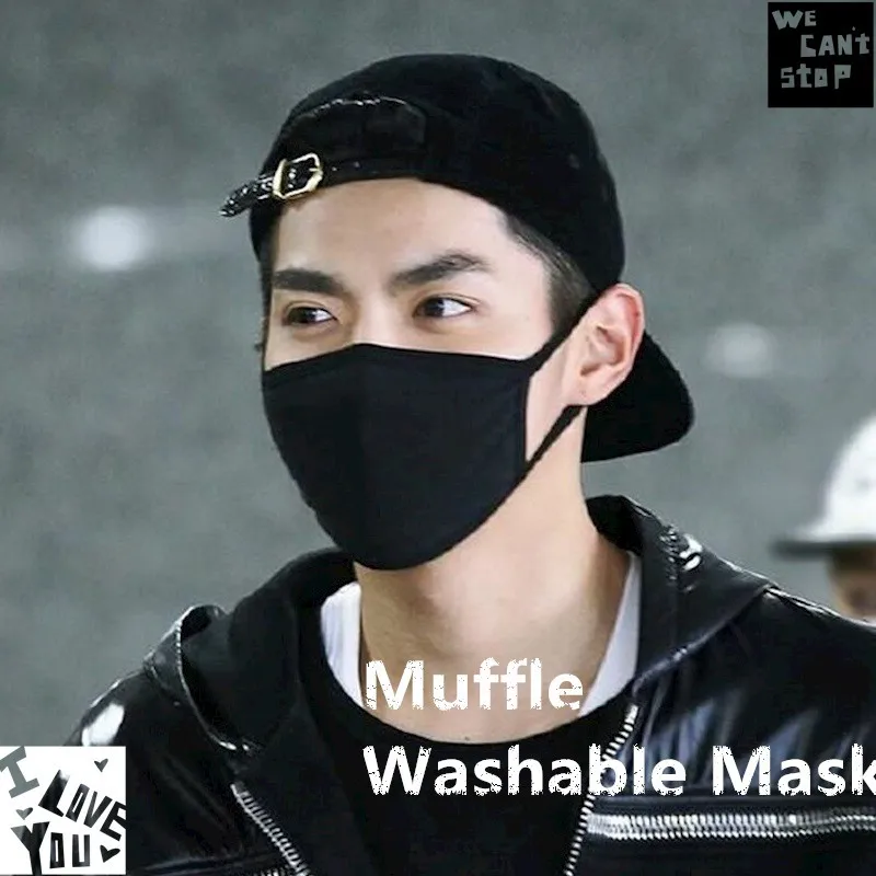Black mask two-layer single-face fleece Korean version with thick dust-proof riding to keep warm men women mask
Black mask two-layer single-face fleece Korean version with thick dust-proof riding to keep warm men women mask