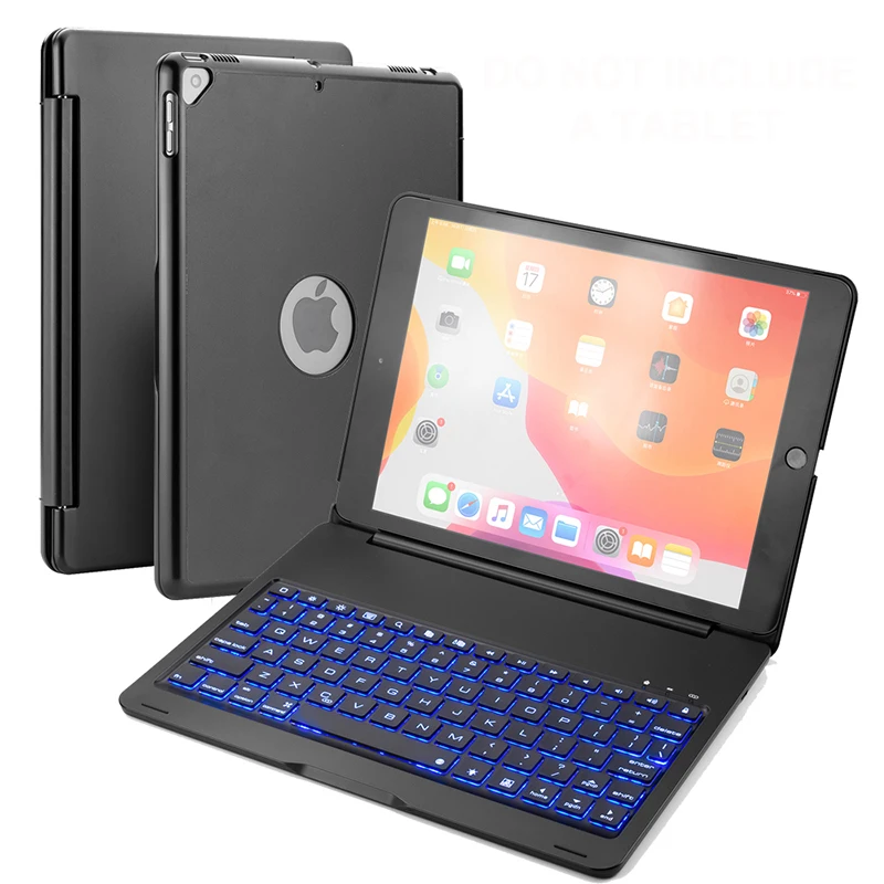 For iPad 10.2 inch 2019 English Wireless Bluetooth Keyboard 7 Colors Backlit Keyboard With Aluminum Alloy Tablet Protective Case
For iPad 10.2 inch 2019 English Wireless Bluetooth Keyboard 7 Colors Backlit Keyboard With Aluminum Alloy Tablet Protective Case