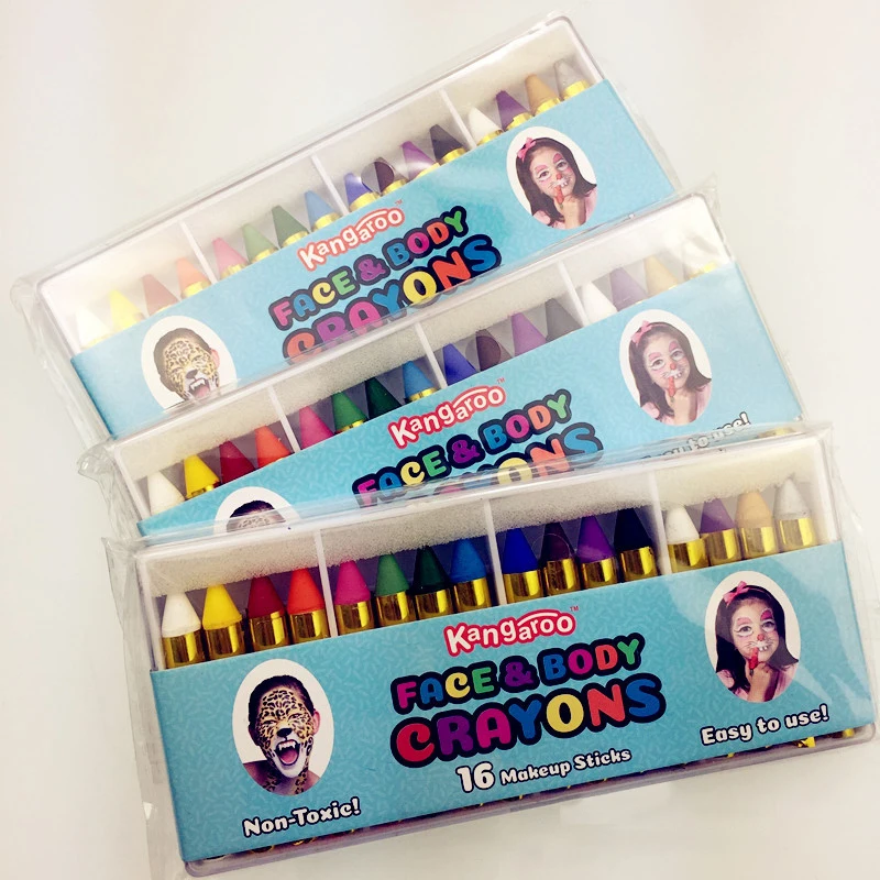 Children Safe Face Body Paint Crayons Pencils Kit Set Makeup Cosplay Halloween Clown Fans Paint Halloweens 16 Colors
Children Safe Face Body Paint Crayons Pencils Kit Set Makeup Cosplay Halloween Clown Fans Paint Halloweens 16 Colors