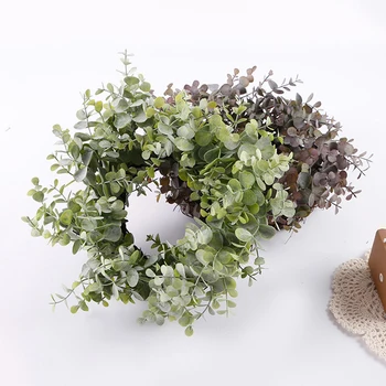 Simulation Rattan Plastic Eucalyptus Small Vine Ring Christmas Vine Ring Festival Decorations Artificial Plant For Home Garden
Simulation Rattan Plastic Eucalyptus Small Vine Ring Christmas Vine Ring Festival Decorations Artificial Plant For Home Garden