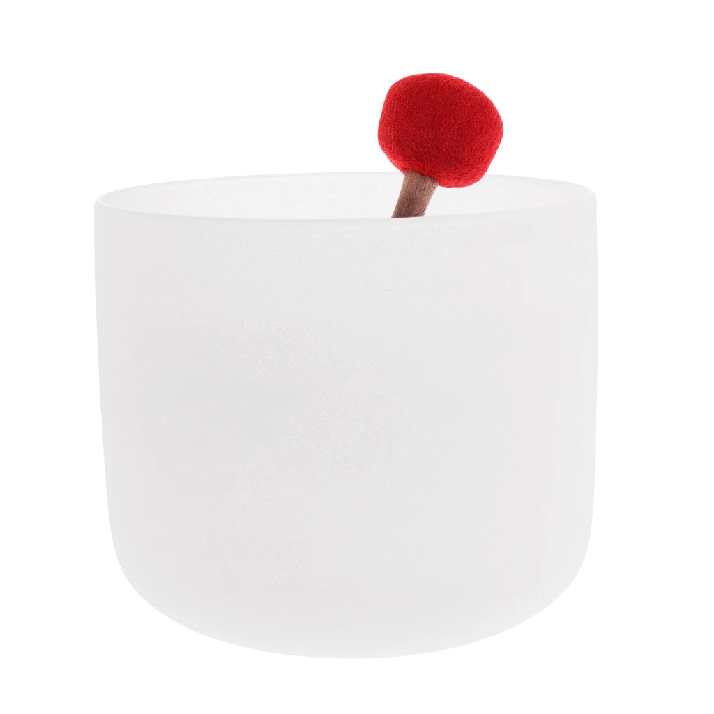 Crystal Singing Bowl C Note for Root Chakra Frosted Quartz 7 Inch White Perfect Sound with Felted Mallet
Crystal Singing Bowl C Note for Root Chakra Frosted Quartz 7 Inch White Perfect Sound with Felted Mallet