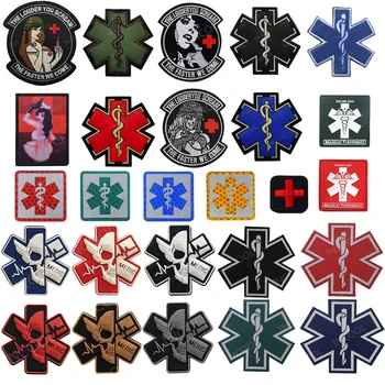 Medic Rubber 3D PVC Patch Medical Paramedic Tactical Badges Doctor Cross Embroidered Patches For Clothing Backpack Jacket
Medic Rubber 3D PVC Patch Medical Paramedic Tactical Badges Doctor Cross Embroidered Patches For Clothing Backpack Jacket