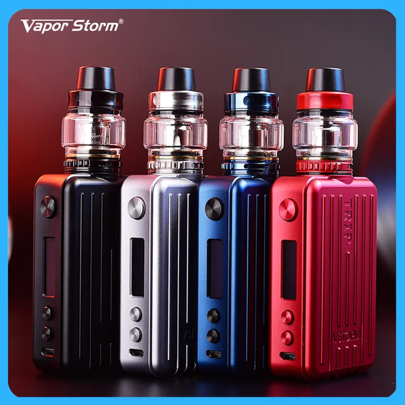 Original Vapor Storm Trip 200W vape kit E Cigarette Vape mod with 2ml/6ml top refiling vape tank electronic cigarette kit
Original Vapor Storm Trip 200W vape kit E Cigarette Vape mod with 2ml/6ml top refiling vape tank electronic cigarette kit