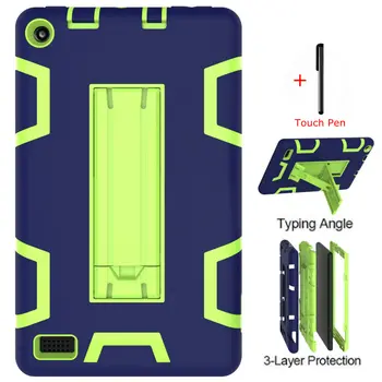 Heavy Silicone Shockproof Case for Amazon Kindle New Fire HD7 2017/2019 7.0 inch Tablet Funda Capa Cover for Kids+Touch Pen
Heavy Silicone Shockproof Case for Amazon Kindle New Fire HD7 2017/2019 7.0 inch Tablet Funda Capa Cover for Kids+Touch Pen