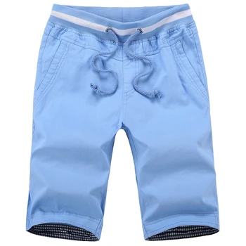 Cotton summer washed shorts men 5 five-point pants 7 seven-point pants beach pants casual straight pants male brand clothing 
Cotton summer washed shorts men 5 five-point pants 7 seven-point pants beach pants casual straight pants male brand clothing