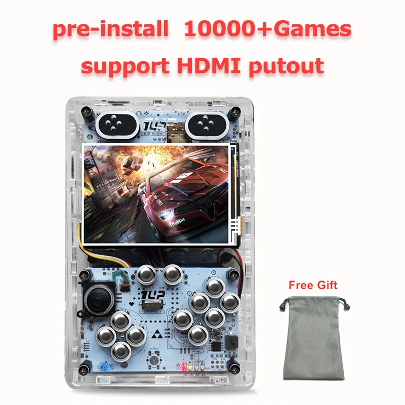 DIY 1-up Pi Boy Video Game Console for Raspberry Pi 3B HDMI Output 3.5 Inch Portable Video Game Players Support Multiplayer
DIY 1-up Pi Boy Video Game Console for Raspberry Pi 3B HDMI Output 3.5 Inch Portable Video Game Players Support Multiplayer