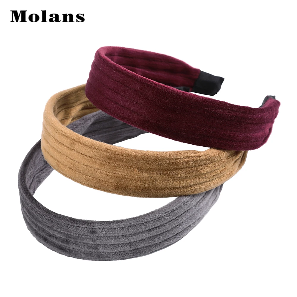 MOLANS Women Solid Simple Headband Velvet Hair Band Bezel For Girl Daily Hair Hoop Hair Accessories Headdress 2020 New
MOLANS Women Solid Simple Headband Velvet Hair Band Bezel For Girl Daily Hair Hoop Hair Accessories Headdress 2020 New
