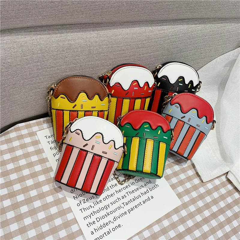 New Style Chain Children's Bags Korean-style-Style Ice Cream Cartoon Shoulder Bag Girls Hipster Shoulder Bag Purse
New Style Chain Children's Bags Korean-style-Style Ice Cream Cartoon Shoulder Bag Girls Hipster Shoulder Bag Purse