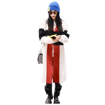 Women's handmade double-sided Hit Color Patchwork cashmere coat solid color woolen coat autumn and winter long cashmere coat
Women's handmade double-sided Hit Color Patchwork cashmere coat solid color woolen coat autumn and winter long cashmere coat